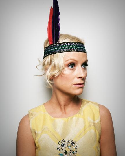 And this picture of her in a hipster headdress
