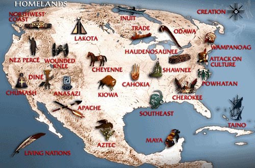 Native American map