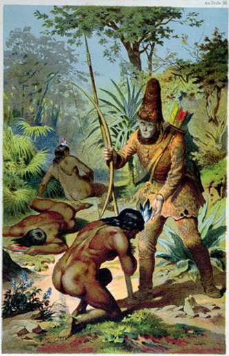 Robinson Crusoe and Friday