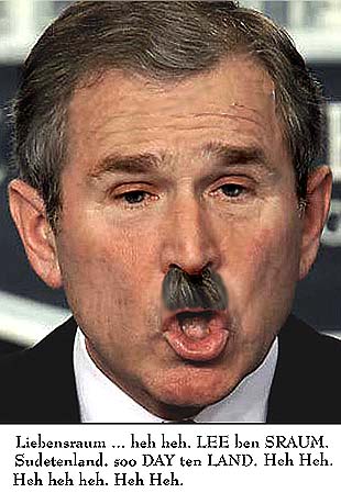 Bush as Hitler